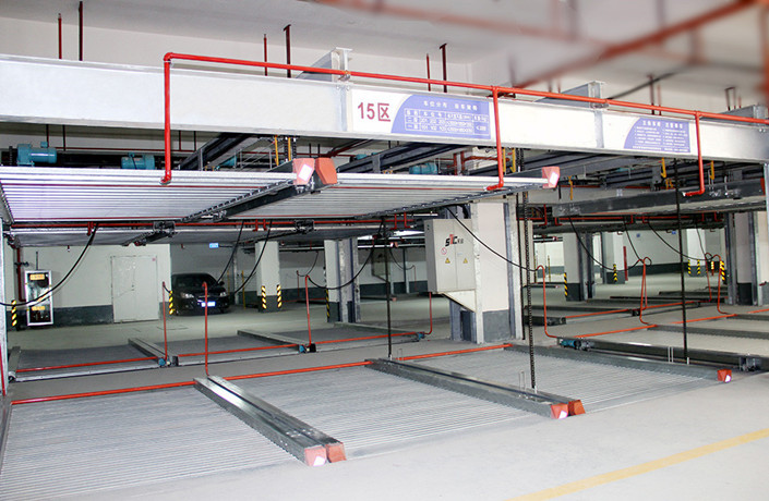 汽車立體車庫(kù)雙層機(jī)械車位-升降橫移式