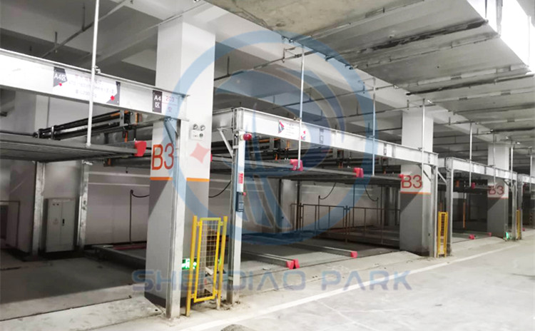 兩層升降橫移式機(jī)械立體車位