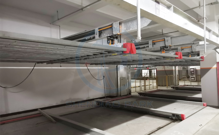 寫字樓大廈地下車庫兩層機(jī)械車位