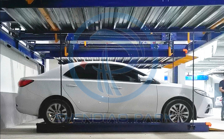 浙江溫州立體機(jī)械車位租賃案例：雙層簡易升降式