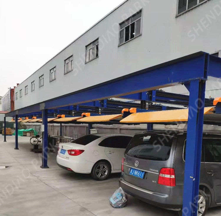 江陰市廠區(qū)機(jī)械車位案例：兩層簡易升降式機(jī)械車位
